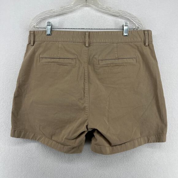 FLINT AND TINDER Short Mens 36 Huckberry 5" 365 Chino Stretch Cotton Brown - Picture 2 of 14
